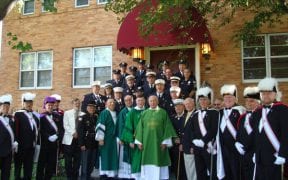 On Sunday, 9/9/12, the Good-Will Fire Department joined other area fire departments and law enforcement agencies in a "blue mass" at Sacred Heart Church in Newburgh. This mass is an annual memorial for those who died in the 9/11/01 attacks. 
