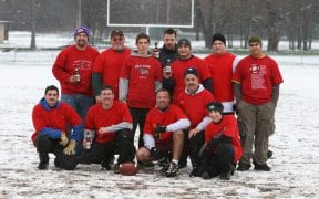  On Thanksgiving morning, 2005 Good-Will FD and Winona Lake FD participated in the annual Turkey Bowl football game. Good-Will won the game. (Photos by Paul F. Harrington)